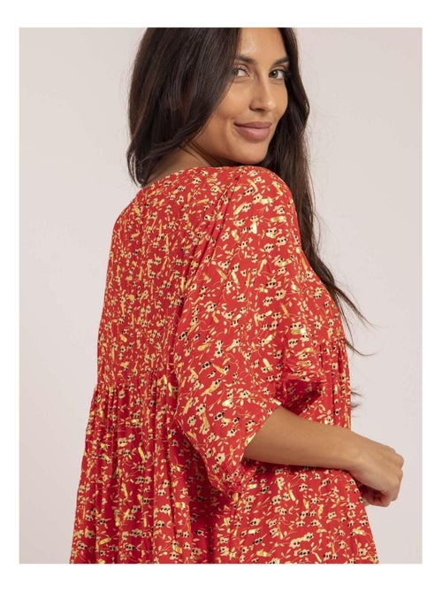 Robe longue motifs IVRY - Kiabi