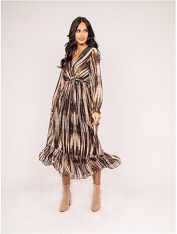 Robe longue motifs izan