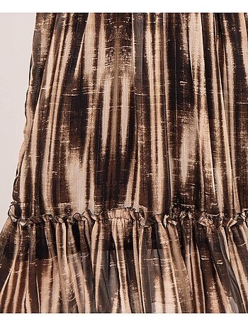 Robe longue motifs izan