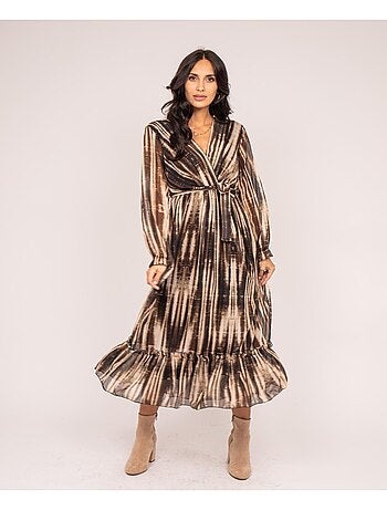 Robe longue motifs izan