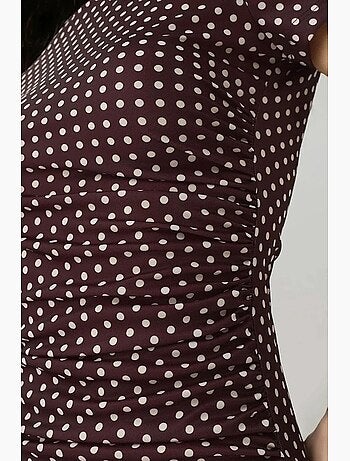 Robe longue moulante à imprimé léopard hiccup