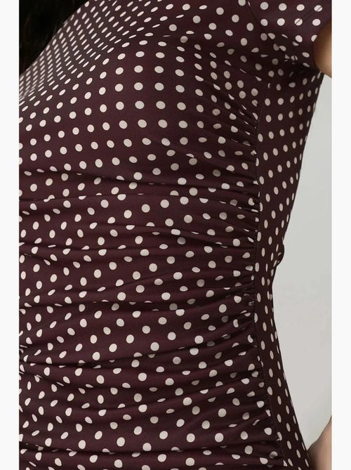Robe longue moulante à imprimé léopard hiccup - Kiabi Robe longue moulante à imprimé léopard hiccup - Kiabi