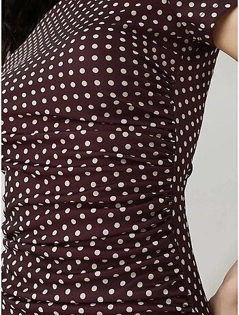 Robe Longue Moulante À Imprimé Léopard