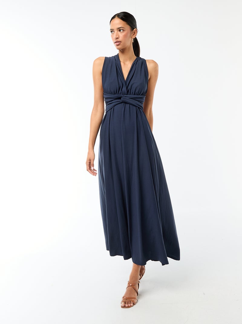 Robe longue multipositions Bleu - Kiabi