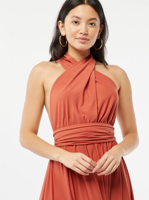 Robe longue multipositions - Kiabi