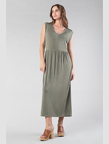 Robe longue NATA droite 'Le Temps Des Cerises'