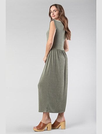 Robe longue NATA droite 'Le Temps Des Cerises'
