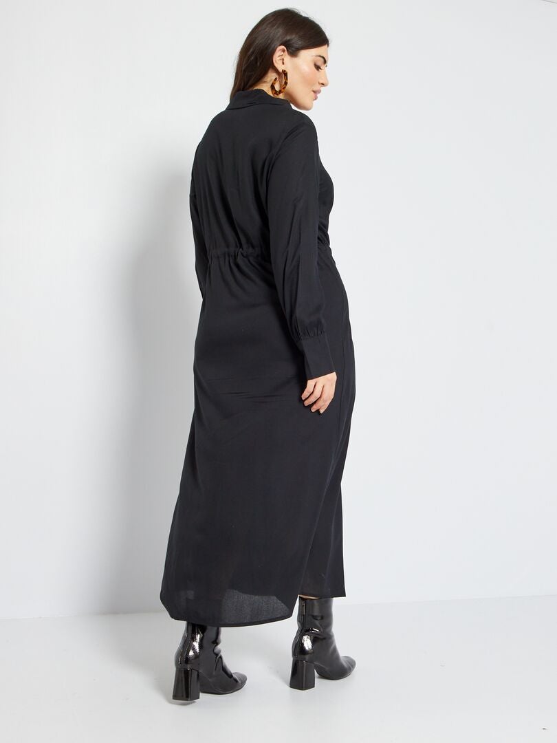 Robe longue Noir - Kiabi