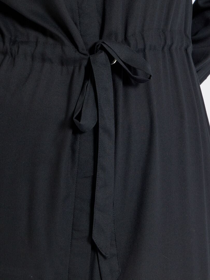 Robe longue Noir - Kiabi
