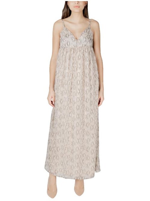 Robe longue Onlsadia Life Strap Bow Maxi Wvn en polyester recyclé Only - Kiabi