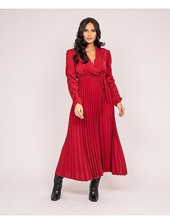 Robe longue pliss?e ILEM
