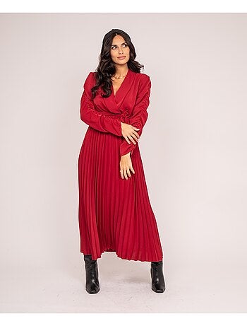 Robe longue pliss?e ILEM