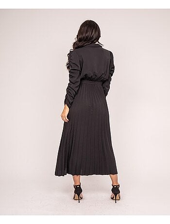 Robe longue plissée ilem