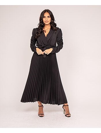 Robe longue plissée ilem