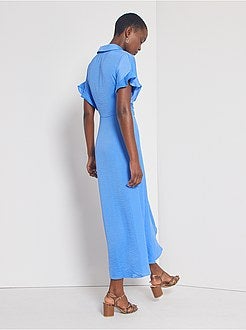 Robe longue portefeuille - Kiabi