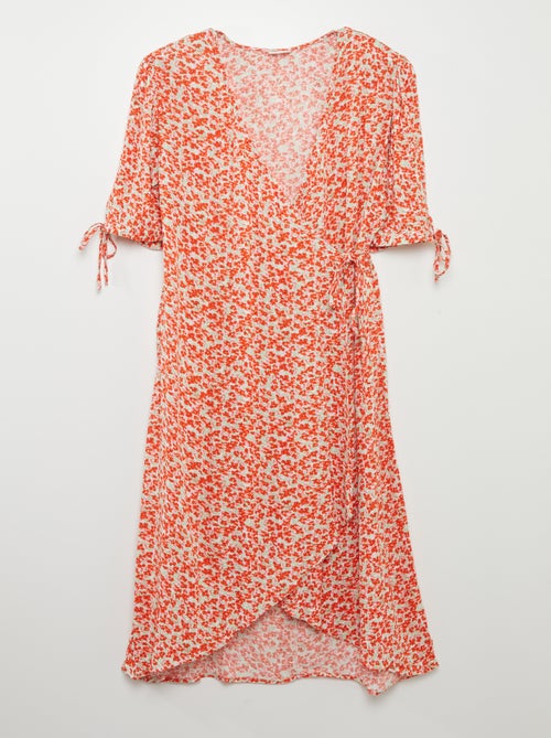 Robe longue portefeuille 'JDY' - Kiabi