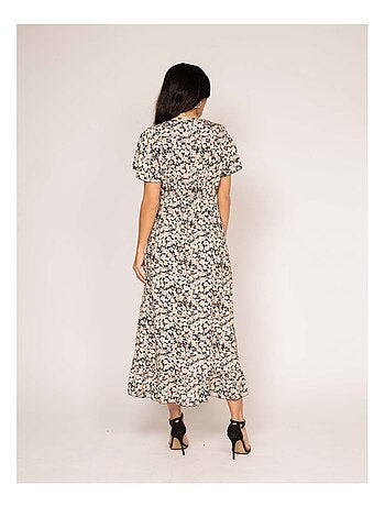 Jupe Longue Maxi Estivale Multicolore En Soie/polyester Taille Unique - Occasion Parfait état