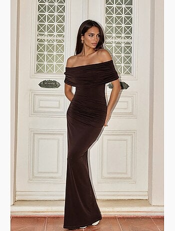 Robe longue portefeuille sans bretelles hiccup
