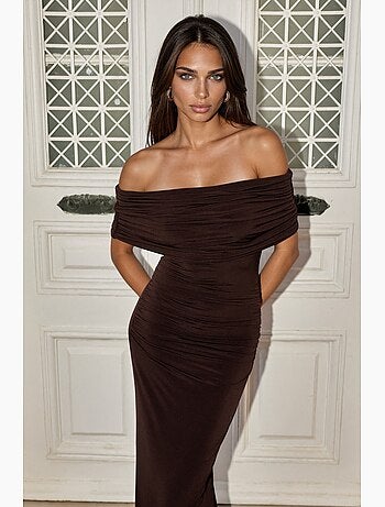 Robe longue portefeuille sans bretelles hiccup