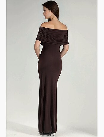 Robe longue portefeuille sans bretelles hiccup