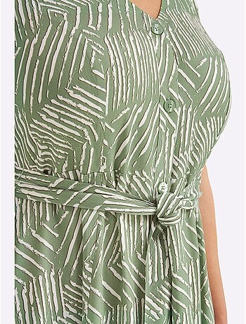 Robe Longue Pure Viscose - Taille Standard - Sheego