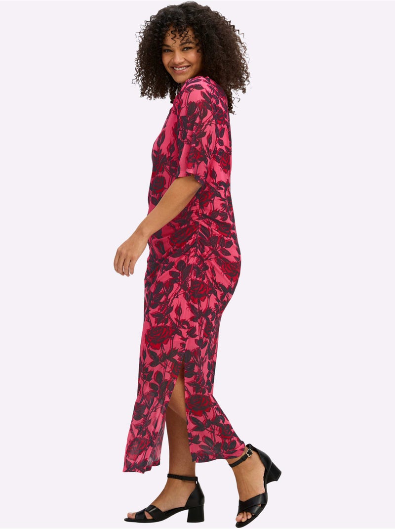 Robe Longue Qualité Mesh Légère - Taille Standard - Sheego Rose - Kiabi