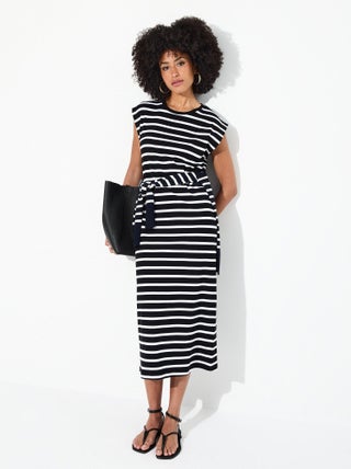 Robe longue rayée MO Fashion