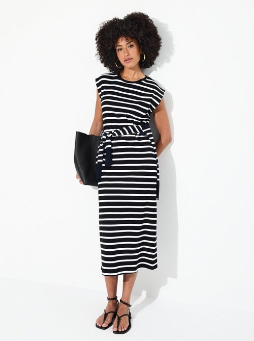 Robe longue rayée MO Fashion - Kiabi