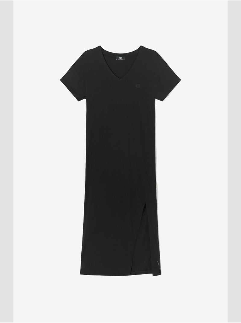 Robe longue ROJO droite 'Le Temps Des Cerises' Noir - Kiabi