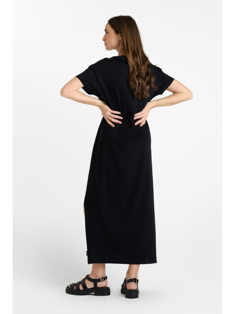 Robe longue ROJO droite 'Le Temps Des Cerises' Noir - Kiabi