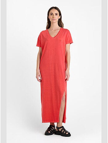 Robe longue ROJO droite 'Le Temps Des Cerises'