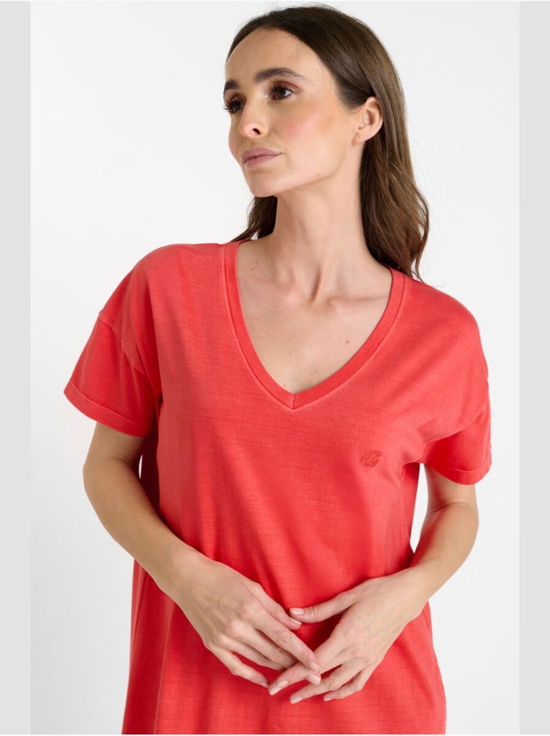 Robe longue ROJO droite 'Le Temps Des Cerises' Rouge - Kiabi