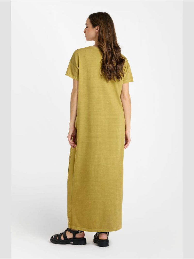 Robe longue ROJO droite 'Le Temps Des Cerises' Vert - Kiabi