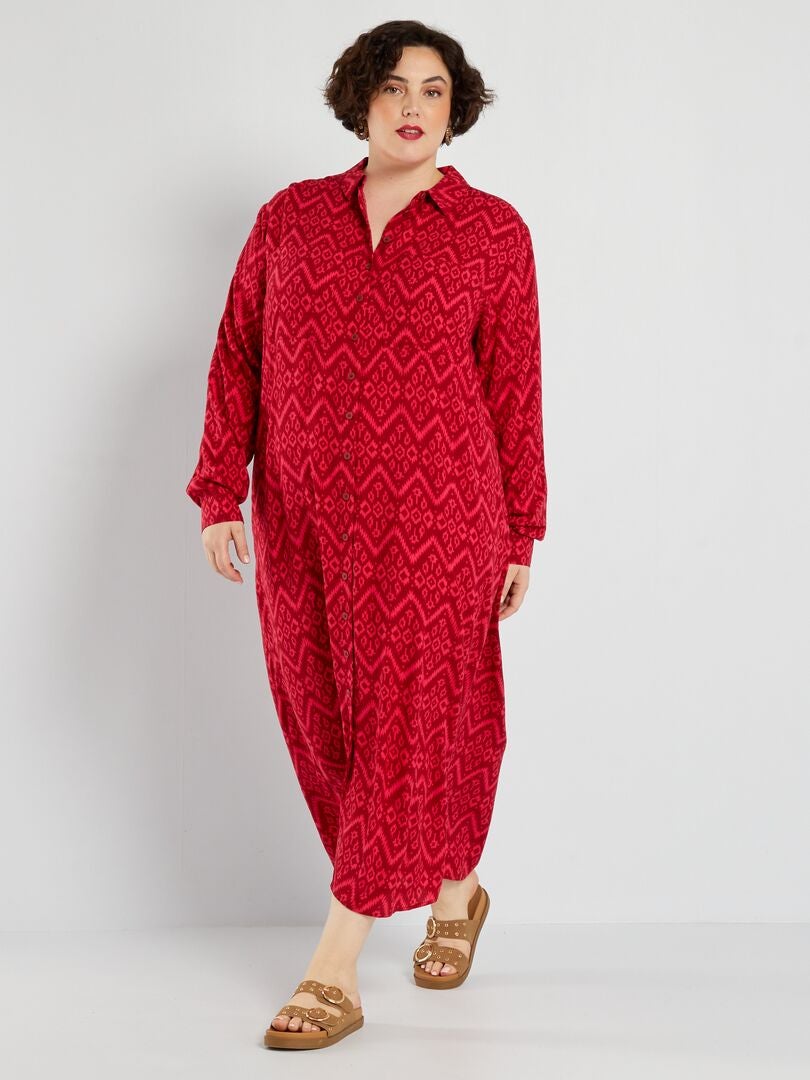 Robe longue Rose - Kiabi