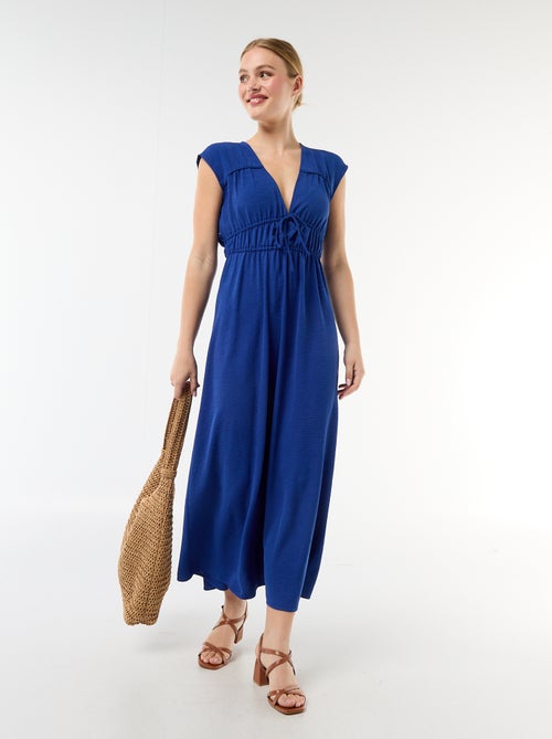 Robe longue sans manches avec nœud - Kiabi