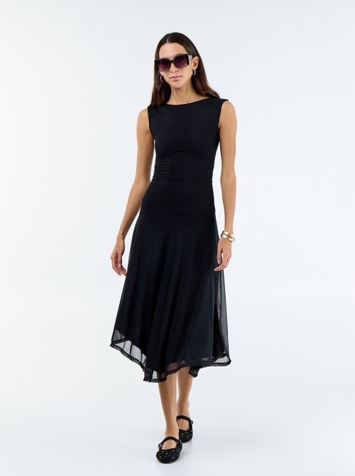 Robe longue sans manches bas asymétrique - Kiabi