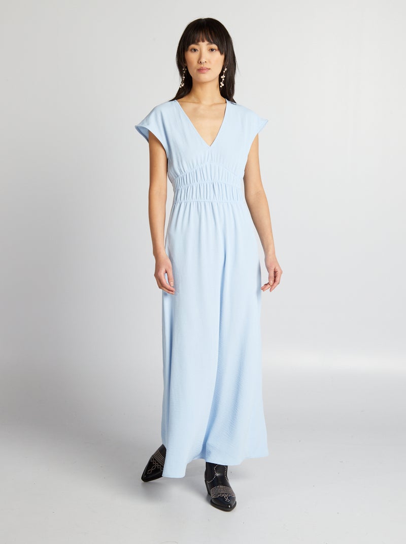Robe longue sans manches Bleu - Kiabi