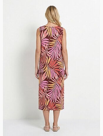 Robe longue sans manches bretelles bijou - Afibel