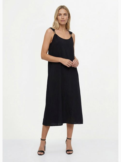Robe longue sans manches bretelles bijou - Afibel - Kiabi Robe longue sans manches bretelles bijou - Afibel - Kiabi