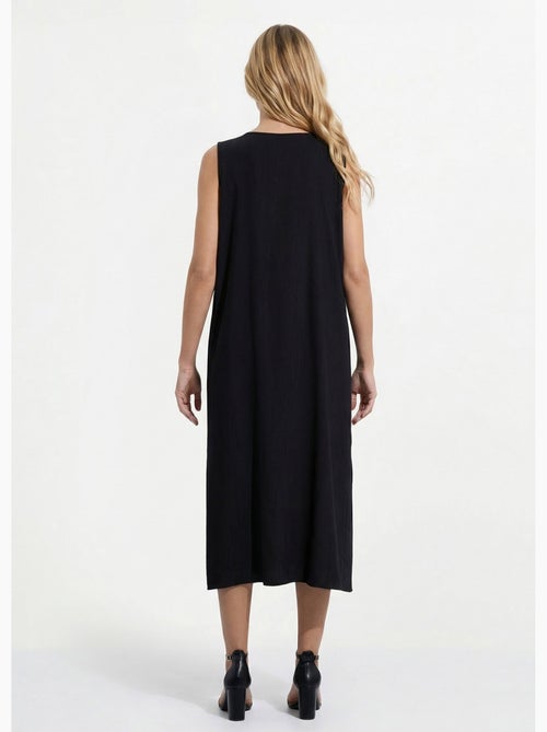 Robe longue sans manches bretelles bijou - Afibel - Kiabi Robe longue sans manches bretelles bijou - Afibel - Kiabi