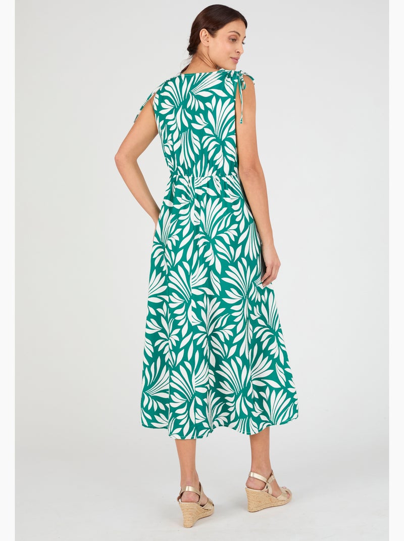 Robe longue sans manches Climatyl - Damart Vert - Kiabi