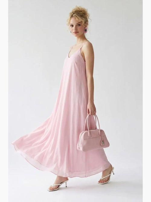 Robe longue sans manches coupe trapèze mixray - Kiabi Robe longue sans manches coupe trapèze mixray - Kiabi