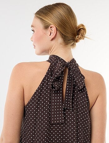 Robe longue sans manches