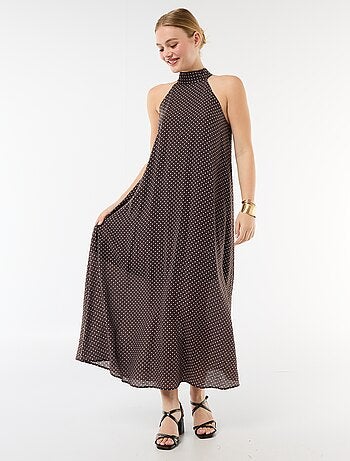 Robe longue sans manches