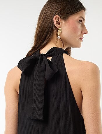 Robe longue sans manches