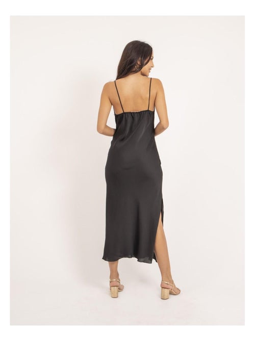 Robe longue satin ISAURIE - Kiabi