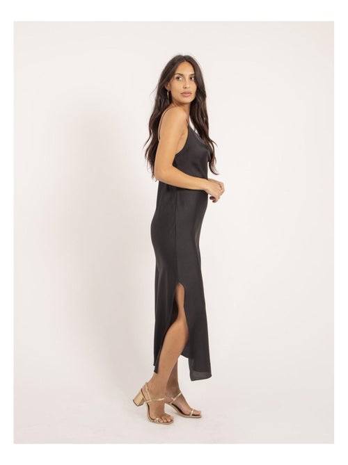 Robe longue satin ISAURIE - Kiabi