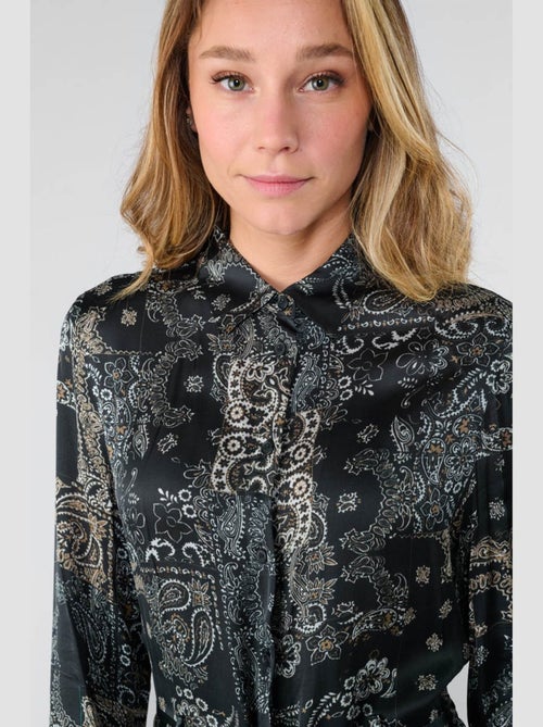 Robe longue SERAPHY evasée, patineuse 'Le Temps Des Cerises' - Kiabi