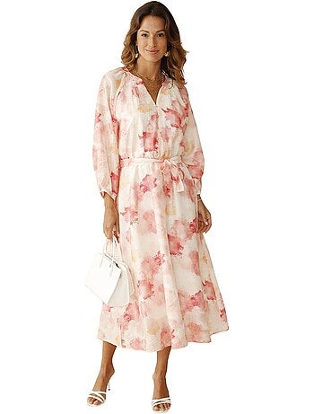 Robe longue taille élastiquée - DAXON