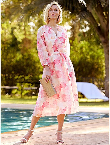 Robe longue taille élastiquée - DAXON